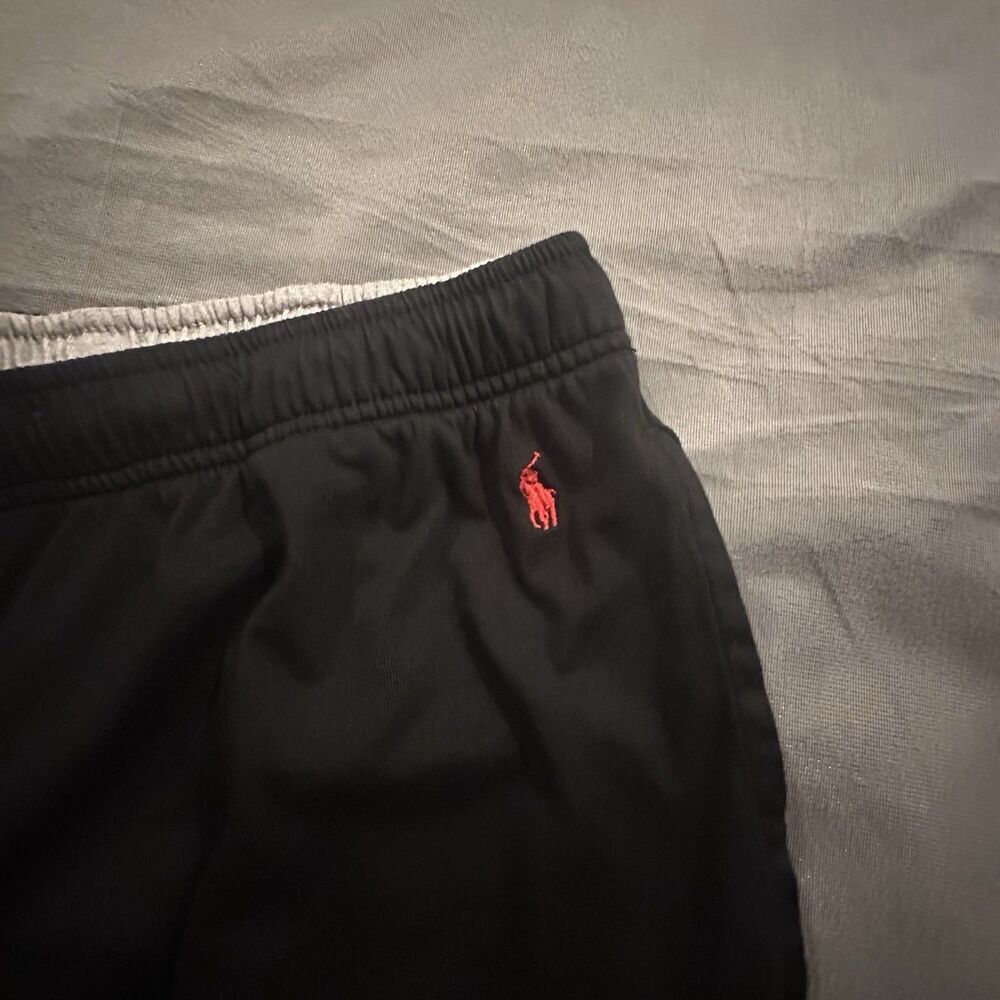 Polo Ralph Lauren Sleepwear Pants Men XL Black Lounge Jogger Pajama Red Pony - Picture 6 of 10